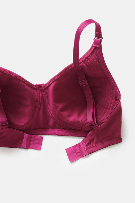 Zivame Innovation Double Layered Non Wired 3/4th Coverage Backless Bra - Raspberry Radiance — image 6